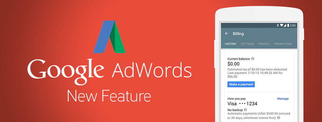 Google updated the billing summary and reporting in android AdWords App