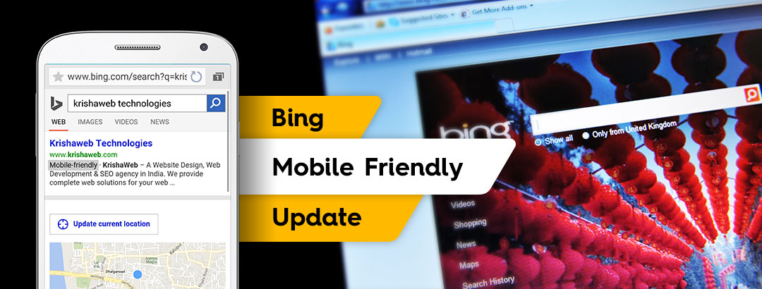 Bing following the lead of Google, announced the Mobile friendly ranking algorithm