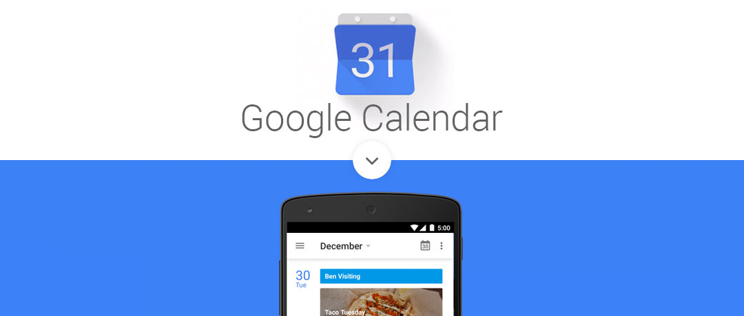 New Google Calendar App is available with a fresh look and advance features