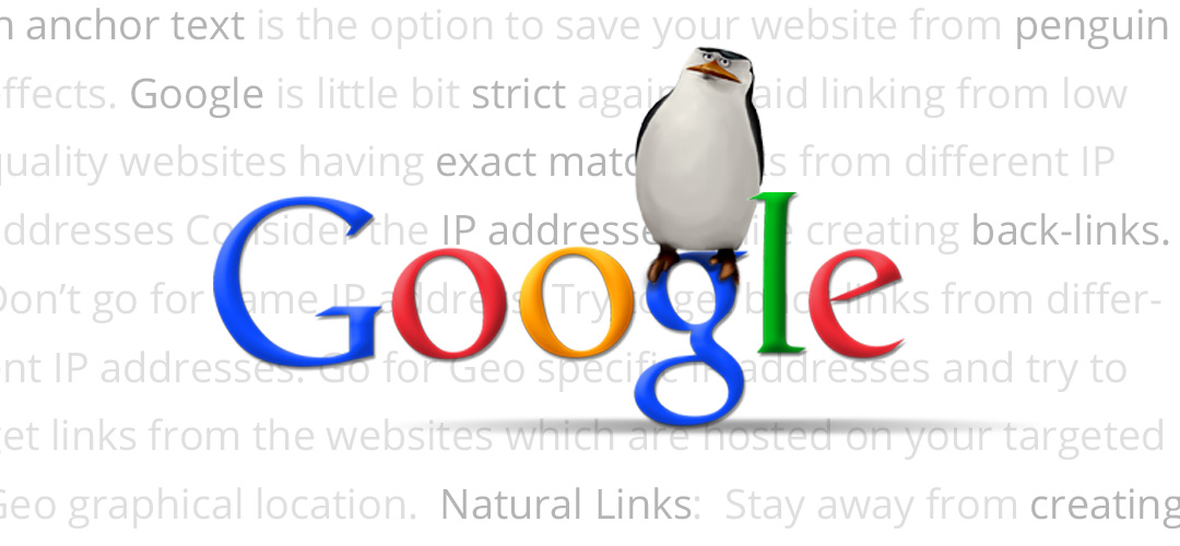 Analysis and tips to tackle Google penguin update 1.1