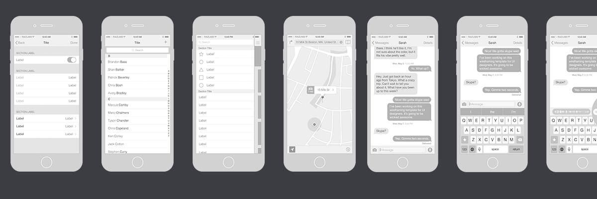 Overview of Wireframes
