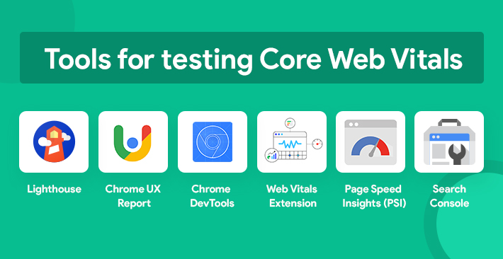 Tools for testing Core Web Vitals
