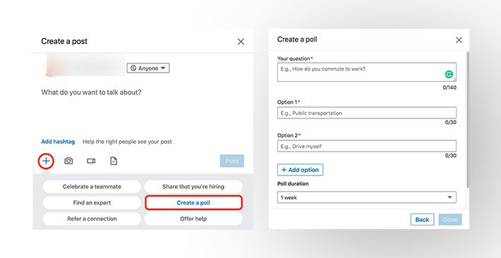 How to Setup LinkedIn Polls