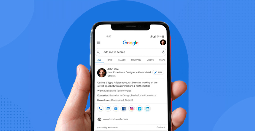 Google’s New People Cards Feature: Your Virtual Visiting Card on Google Search