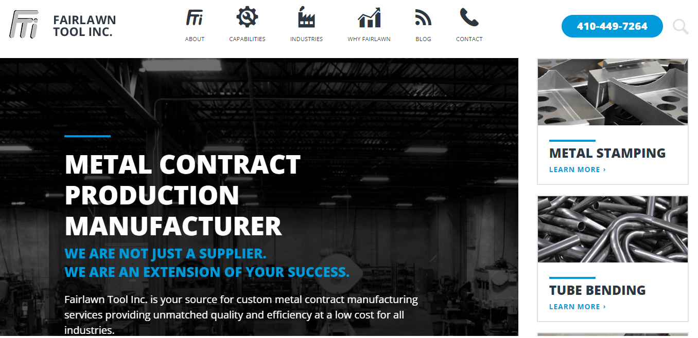 Metal Contract Production Manufacturer _ Fairlawn Tool Inc.