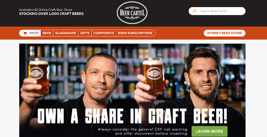 Beer Cartel - Best Example of Subscription Service