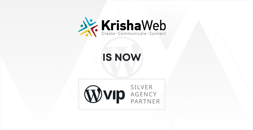 WordPress VIP Selects KrishaWeb as its Silver Agency Partner