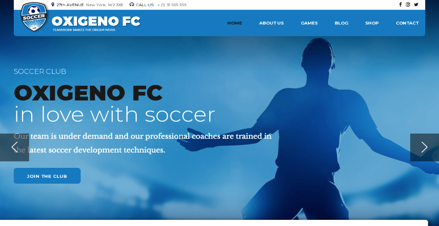 Soccer – Oxigeno WP Theme (1)