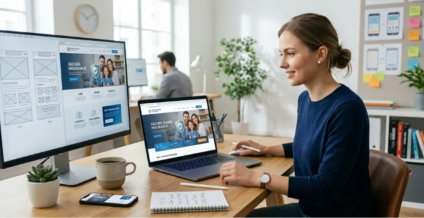 14 Best Insurance Website Designs 2026 [Examples and Best Practices]