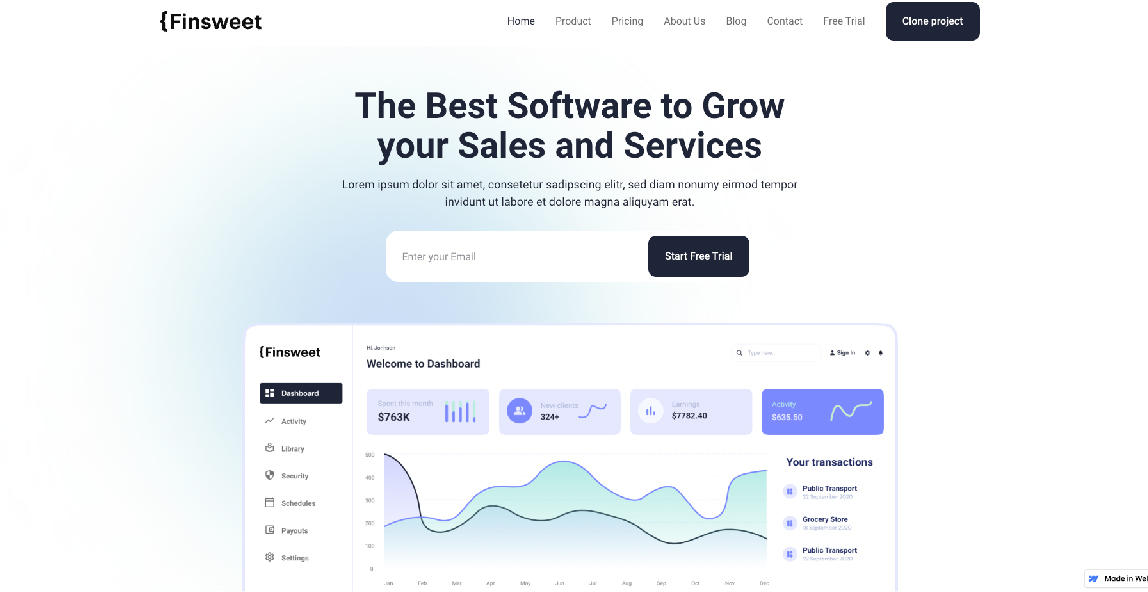 Top 28 Webflow Templates to Design Your Website in 2024