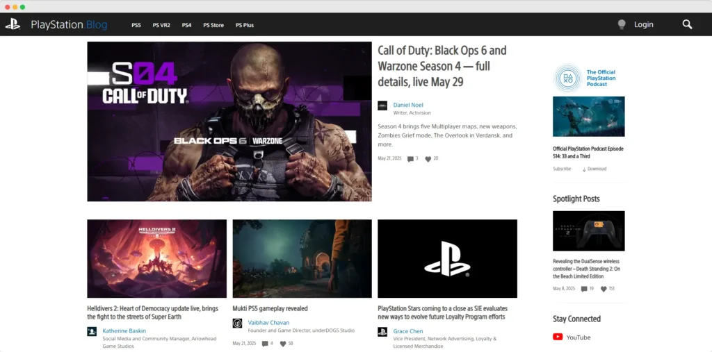 The PlayStation Blog