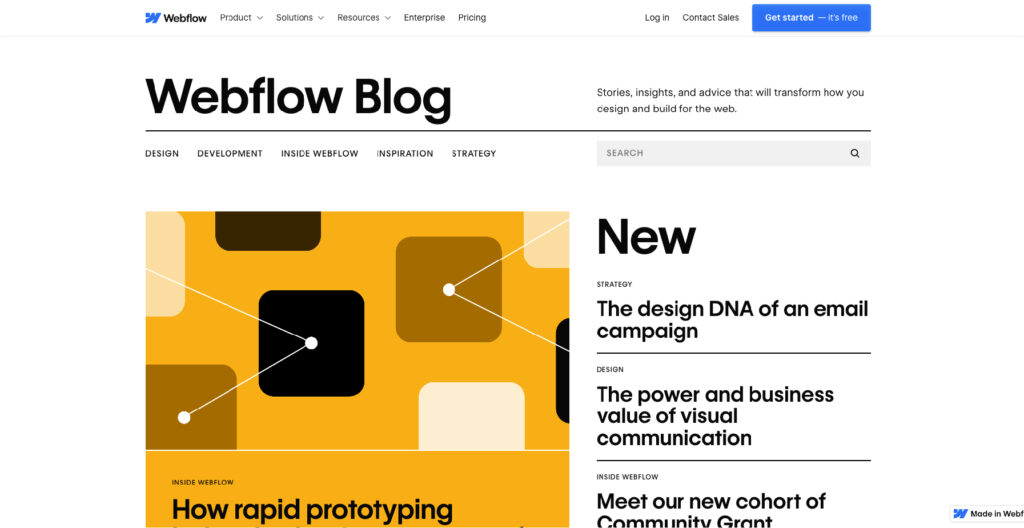 Webflow Blog