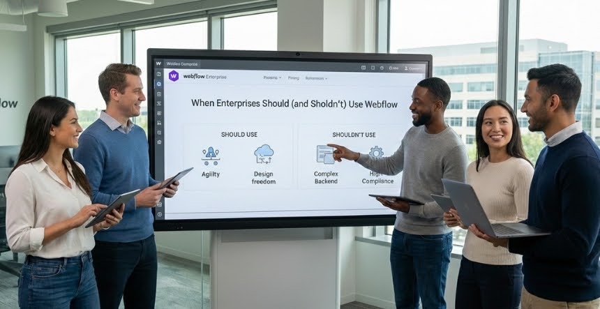 When Enterprises Choose Webflow (And When They Shouldn’t)