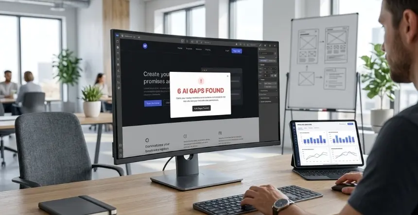 Webflow Site Audit: 6 AI Gaps Costing You Pipeline