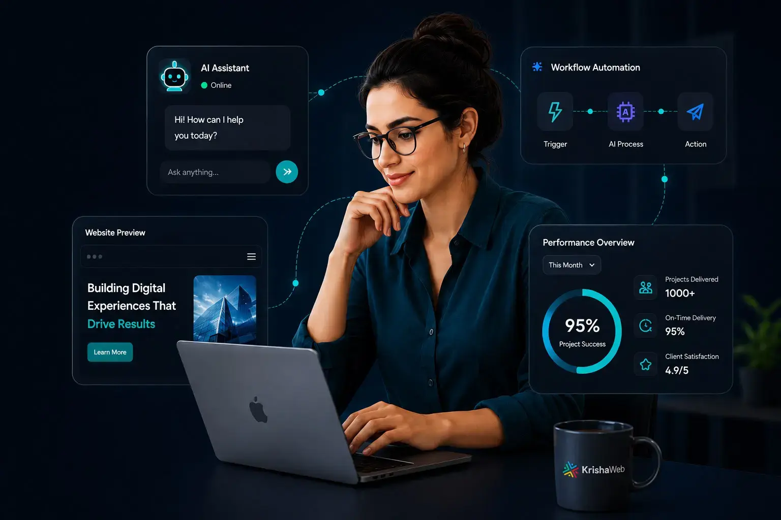 AI-Enabled Design & Development Agency - Dark