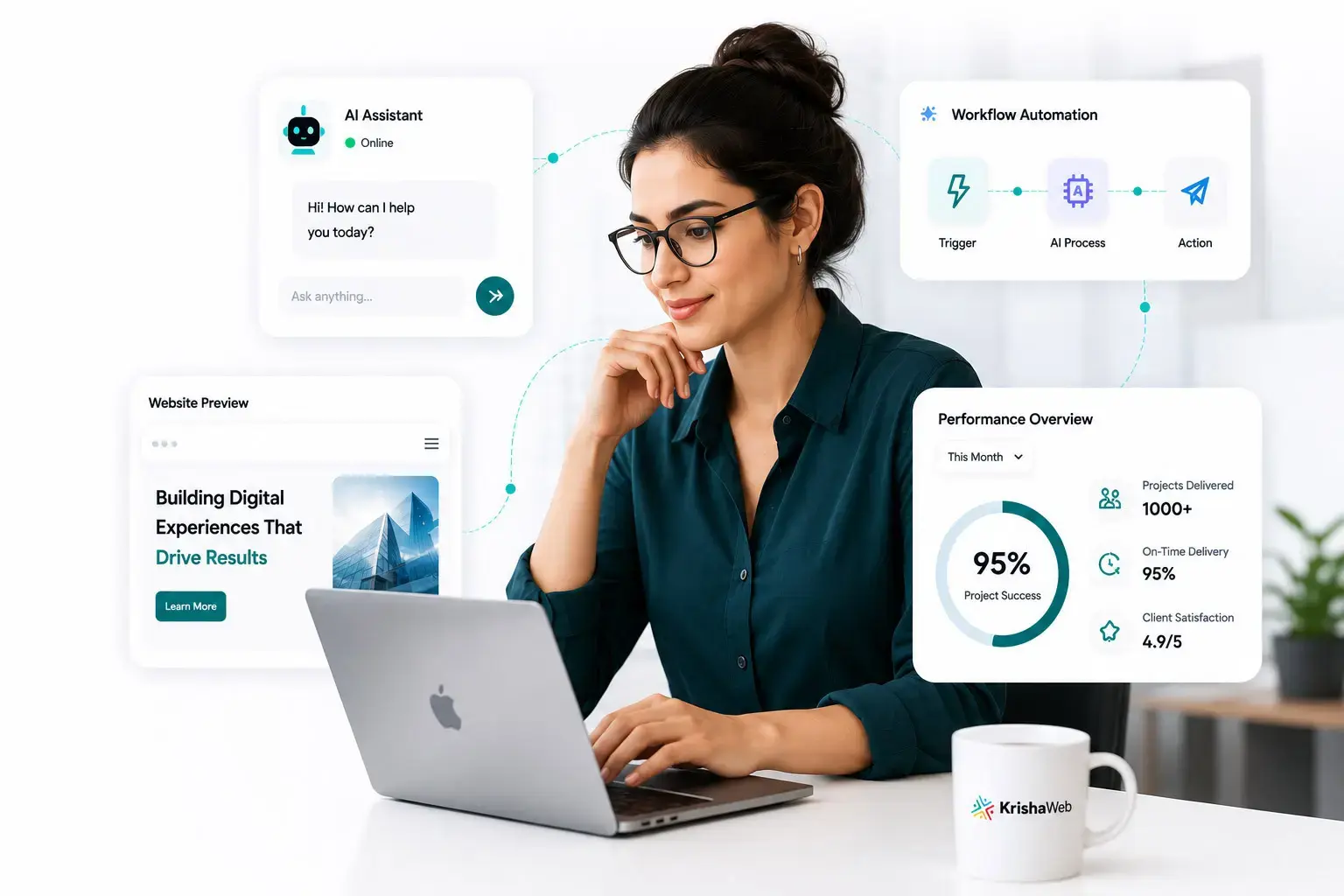 AI-Enabled Design & Development Agency - Light