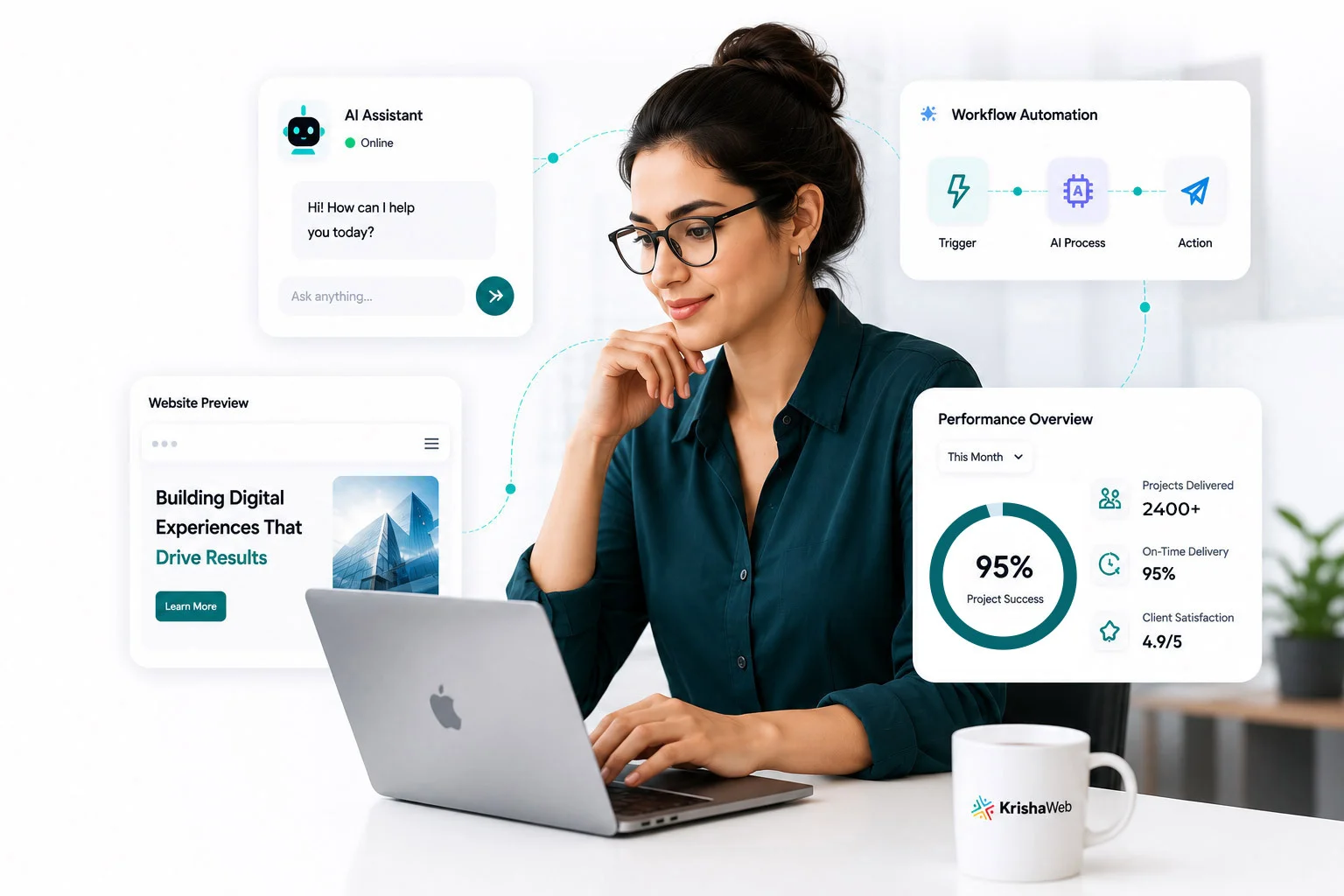 AI-Enabled Design & Development Agency - Light