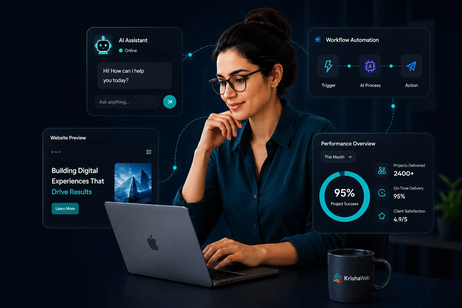 AI-Enabled Design & Development Agency - Dark