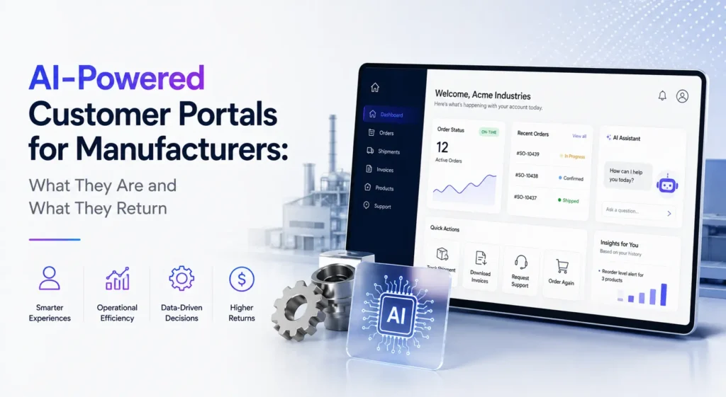 AI-Powered Customer Portals for Manufacturers