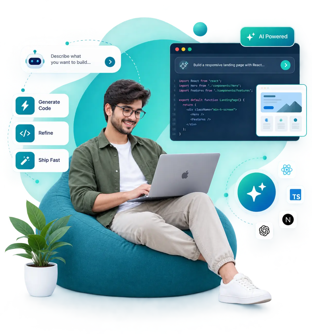 vibe coding services - KrishaWeb