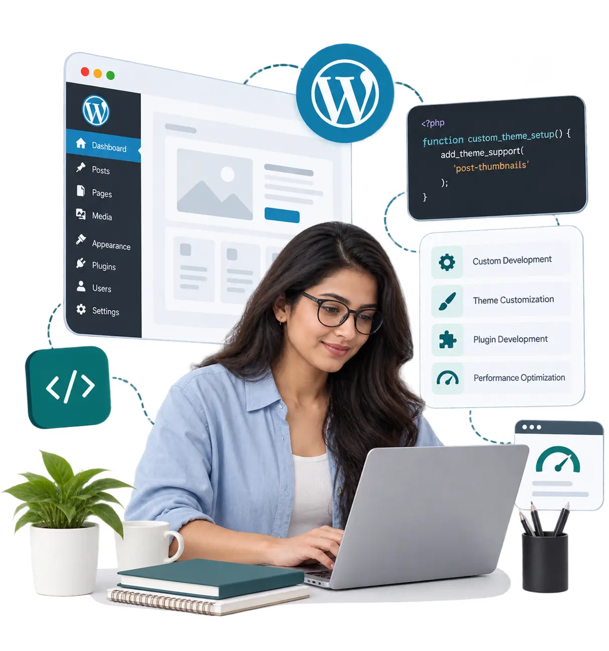 Hire WordPress Developer - KrishaWeb